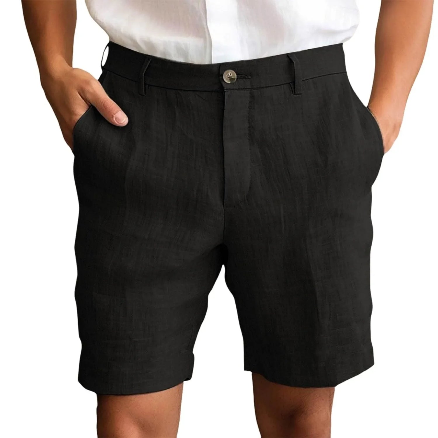 Elegante Leinen Shorts